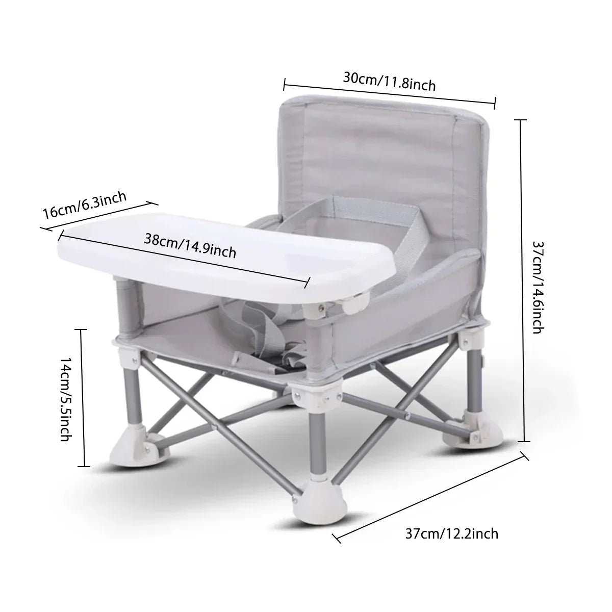 NNEOBA Baby Chair Aluminium Alloy Foldable Portable