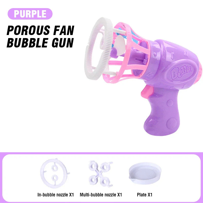 Soap Bubbles Bubble Gun Blowing Machine For Kids Play