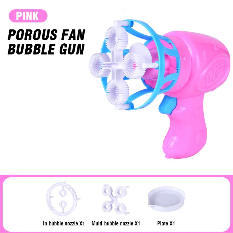 Soap Bubbles Bubble Gun Blowing Machine For Kids Play