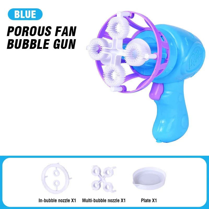 Soap Bubbles Bubble Gun Blowing Machine For Kids Play